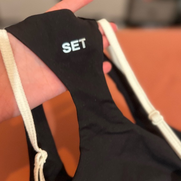 SET Active Workout Top - Sporty Layered Cami + Sports Bra, NWT - Picture 11 of 12